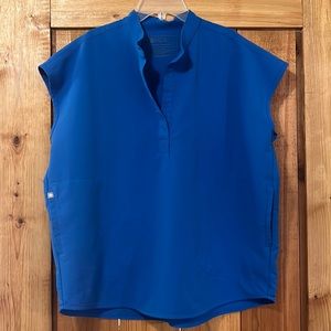 FIGS RAFAELA TOP -  ROYAL BLUE